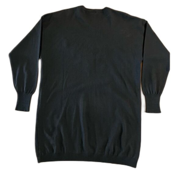 Vintage Escada 100% Wool Sweater Floral Embroidered Germany Designer Size 34 - Picture 9 of 10